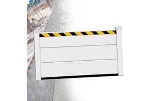 SACLMD Hochwasserschutz Barriere Kellerfenster,Hochwasserschutz Dammbalkensystem,Einfach Zu Bedienen,Geeignet FüR Garageneinfahrten,DurchgäNge,StraßEn Usw,100x60cm