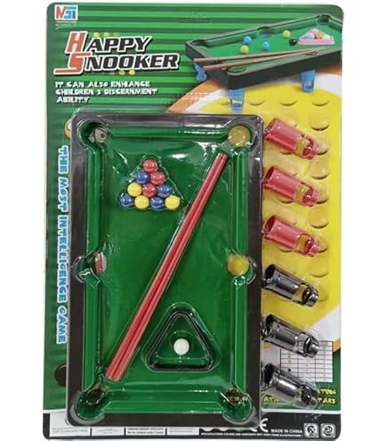 Pool Table Fidget Toy Desk Billiards Toy Mini Pool Table Game - Toy For Kids & Adults ...