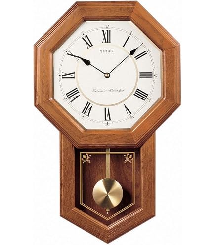 SEIKO Beautiful Brown Wooden Dual Chime (Westminster/Whittington