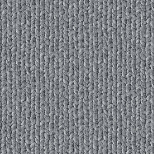 Preisvergleich Produktbild Dutch Wallcoverings 7341–7 Strick Tapete – Grau