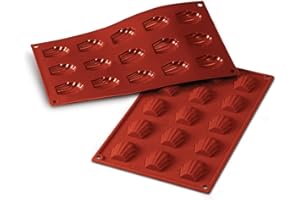 Silikomart - SF 031 MADELEINES - FORMULARZ SILIKONOWY 44X34 H 10 MM