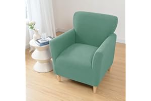 UYEOCO Copripoltrona 1 Posto con Braccioli Relax Reclinabile Universale Copri Poltrona Elasticizzato Lavabile Rimovibile Fodera per Poltrona Poltroncine Relax Copertura per Poltrona Elettrica Reclinabile ( C