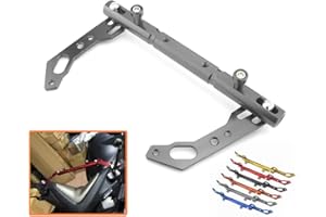 QIDIAN Moto Guidon Réglable Balance Cross Bar Lever Renforcer Levier Bar Fourche GPS Support de téléphone pour Yama' Xmax 125 250 300 400 NMAX SMAX 125 155