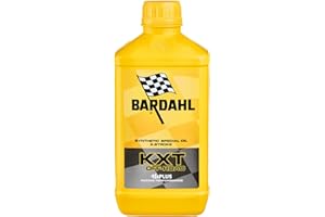 Bardahl - Lubrificante Speciale KXT Off-Road, Olio Sintetico per Moto con Motori 2 Tempi, Uso Sportivo Cross, Trial, Enduro, Massima Protezione Contro il Grippaggio del Cilindro, 1 Litro