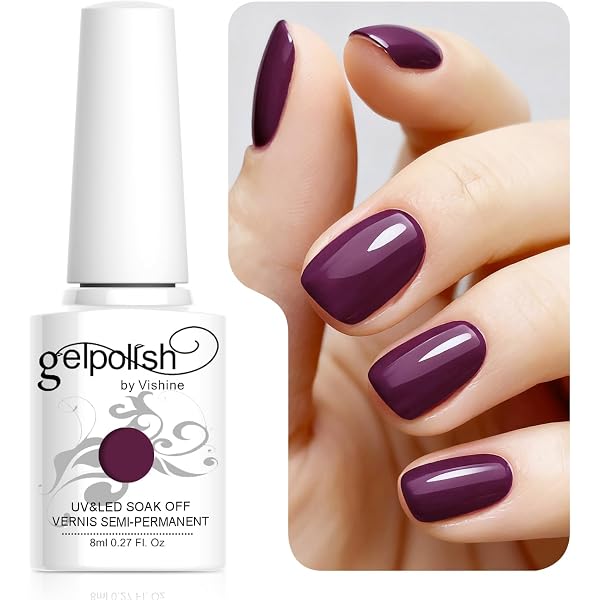 Vishine Gel-Nagellack Set – 4 Farben, 8ml, Semi-permanent, UV/LED Aushärtbar Für Perfekte DIY Maniküre