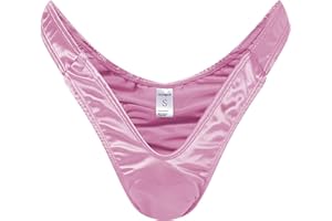 QOYDOY Tanga Tucking Gaff Höschen für Crossdresser, Transgender Einzelpersonen, glatt, seidig, versteckter Gaff Shaping Slip