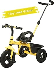 R for Rabbit Tiny Toes Grand Baby/Kids Cycle with Rubber Wheels - Smart Plug & Play Baby Tricycle for Kids/Baby for 1.5 to 5 