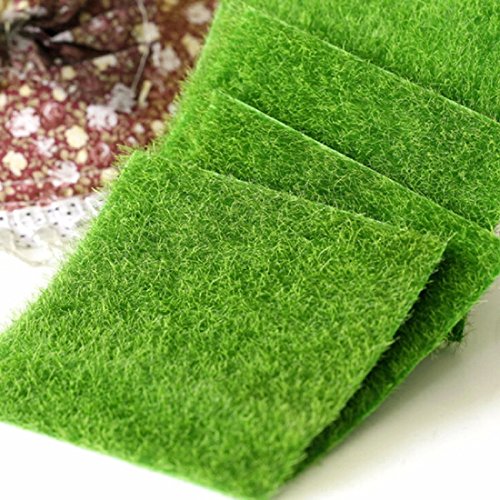 Künstliche Gras gefälschte Rasen gefälschte Gras Miniatur DIY Puppenhaus Garten Heim Dekoration Ornament - 5