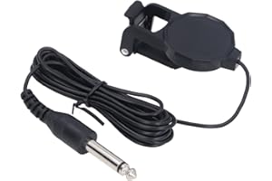 Gitarren-Clip-On-Tonabnehmer, Kunststoff-Tonabnehmer für Akustikgitarre, Professioneller Folk-Gitarren-Tonabnehmer für Violine, Erhu und Ukulele