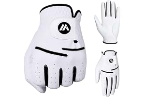 WESTWOOD FOX golfhandskar för män och kvinnor – golfhandske av högsta kvalitet, andningsbart, halkfritt grepp, flexibelt bekvämt heltäckande fingerdesign vänster/höger hand