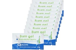 SHB 10 x First Aid Burn Gel Blots Sachets 3.5g - Soothes & Cools Burns/Scalds
