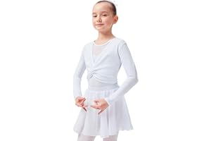 ‎TANZMUSTER tanzmuster ® Ballettjacke Mädchen Langarm - Mia - aus wunderbar weichem Baumwollstoff - Top zum Reinschlüpfen fürs Kinder Ballett