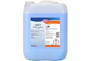 BECKER CHEMIE eilfix Samty Weichspüler Konzentrat - für flauschig weiche Wäsche - 10 Liter - 1 Kanister