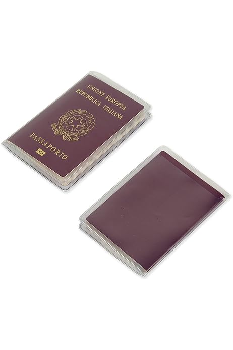 2 Custodie Trasparenti Per Passaporto - Protettive Impermeabili 131x188mm - Foto 4