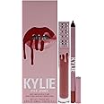 Kylie Cosmetics Matte Lip Kit - 801 Liquid Queen for Women - 2 Pc 0.10oz Matte Liquid Lipstick, 0.03oz Lip Liner