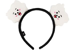 CONCEPT ONE BT21 LINE FRIENDS 3D Plush Embroidered Womens Headband, RJ, One Size