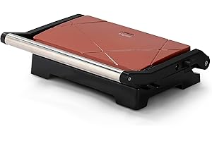 Tognana Iridea, Tostiera Mini Grill con termostato, rosso mela