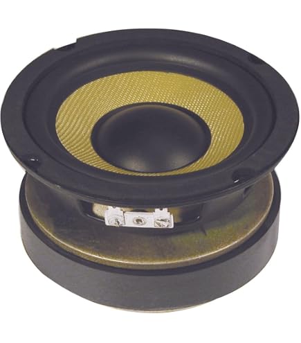 Woofer 105mm 6 Ohm 15W – Altoparlante Con Magnete 70mm E Profondità 55mm Per Riparazioni E Sistemi Audio
