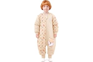 MIKAFEN Babysovsäck 3,5 TOG Med Ben, Avtagbara äRmar,100cm 4‑5 år