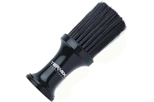 Termix Pennello professionale per talco, colore nero e fibre nere. Spazzola con fibre morbide per lavorare con la massima pulizia