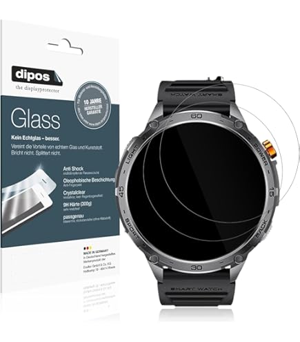 Protection Écran Lamshaw 6 Pièces - Compatible LIGE/ESFOE EF12 Montre Connectée 1,75 Pouces, Film TPU Transparent HD Anti-Bulles