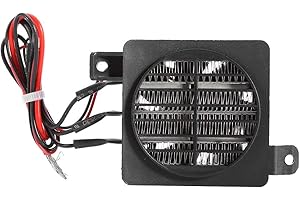 Fdit Réchauffeur d'air pour voitures PTC 100W Économie d'énergie 12V pour le chauffage de petites voitures indépendant pour appareils de chauffage à température constante (12V 150W)