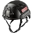 OneTigris PJ Type Lightweight Tactical Safety Fast Helmet for Outdoor Airsoft Paintball CS Game