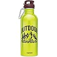 MILTON Virtue 750 Stainless Steel Water Bottle, 750 ml, Parrot Green | Single walled | Leak Proof | Easy Grip | Easy to Carry | Gym Bottle | Home | Kitchen | Hiking | Treking Bottle | Travel Bottle