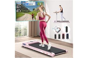 BLACK LORD Walking Pad Treadmill, 3-in-1 & 4-in-1 Under Desk Treadmills for Home LED Display Bluetooth Speaker Remote Control, Foldable Portable Compact Running Machine, 2.2/3.2HP, Max. 9-16KM/H