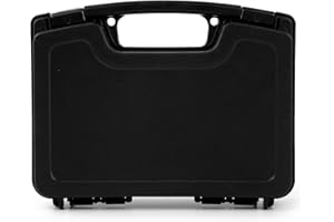 VicBre Single Hard Gun Case Pistolenkoffer für Handfeuerwaffen, 26x 20 x 8 (cm) Handfeuerwaffenbox mit Schaumstoffeinsätzen für Pistolen