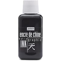 Lefranc Bourgeois Encre De Chine Nan-King Flacon 1L - Noir Profond Indélébile