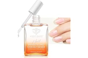 Modelones Nagelhärdare Extra Stark 8-i-1, Nagelvårdsprodukter, Nagelhärdare För Spruckna Naglar, Spårfyllare, Nagelvaxformler, Nagelförstärkare, Nagelolja, Baslack 15 ml Klar