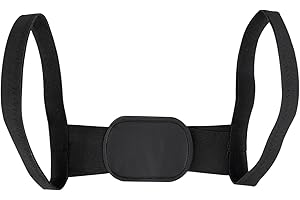 HUGFADS Correcteur de posture dorsal pour homme et femme - Ceinture dorsale ajustable pour maintenir une posture droite - Soutien dorsal pour soulager les douleurs au cou, aux épaules et au dos