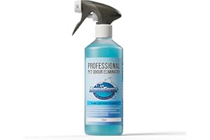 AQUAFORCE Pet Odour Eliminator Spray, Strong Enzyme Odour Bacteria Eating Deodoriser & Dog Urine Neutraliser | Pet Odour Remover | Smells from Carpet, Upholstery