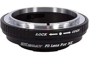 KECAY FD - NX Bague Adaptation Objectif/Adaptateur Monture Objectif pour Monter Objectif Canon FD FL vers boîtier Samsung NX-Mount Caméra pour NX1 NX3000 NX2000 NX300M NX300 NX1000 NX210 NX200 FD-NX