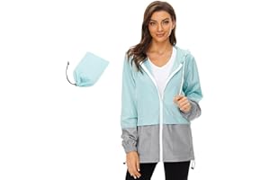 Century Star vêtements imperméables femme veste de pluie femme veste femme veste de pluie légère et pliable à capuche