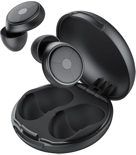 Bouchons D'oreille Silicone Anti-bruit NRR49dB - Pour Dormir, Réutilisables, Avec étui Et Embouts Multi-tailles