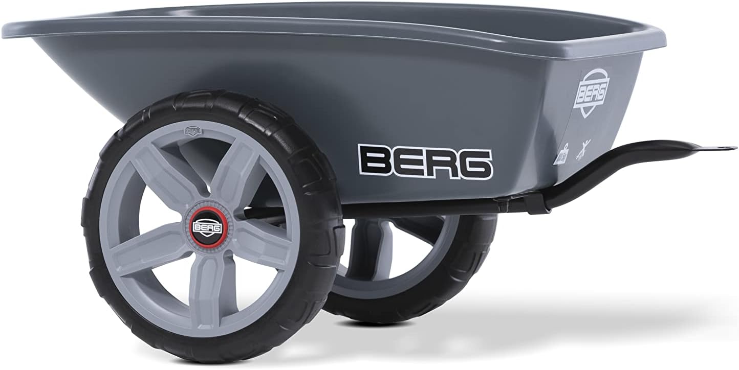 BERG Trailer M for Reppy Go-Kart with Towing Hitch Grey