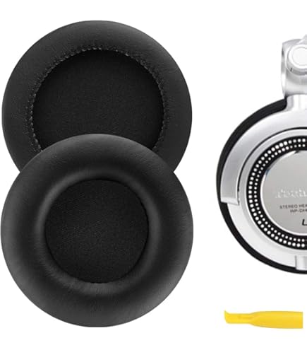 Thin Replacement Ear Cushion Pads For Pioneer HDJ-2000, HDJ-1000, Technics RP-DH1200 Headphones