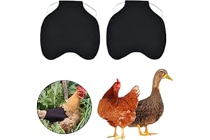 CiCixixi 2 Stück Hühnersattel Geflügel Henne Henne Sattel Schürze Chicken Saddle Apron Warnweste Für Hühner Huhn Weste Hühnersattel Pet Feather Protection Fixer Für Geflügel Rücken Und Flügel Schützen