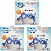 Saban Nem Alıcı Rutubet Giderici Yedek Tablet 3'l&uuml; 2 x 250 Gram Lavanta