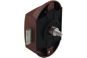 cyclingcolors Serratura per armadio a stringa camper mobili arredamento buffet armadio antichi anta 25mm, marrone scuro
