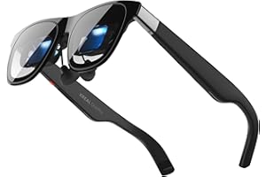XREAL One Pro AR Glasses with X1 Chip, Native 3DoF, X-Prism™ Optics, 57° FOV 171" 120Hz FHD, Bose Audio, Compatible with iPhone 16/15, Steam Deck, ROG, Mac, PC, Android & iOS - L (IPD 66-75mm)