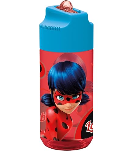 ALMACENESADAN Sandwichbox Ladybug Rechteckig – Aus Kunststoff, Rot, Mit Miraculous-Motiv