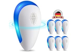 EITEYI Ultrasonic Pest Mouse Repeller, Powerful Indoor Electronic Plug in Pest Control Repellent Ideal for Mouse, Mice, Spider, Cockroaches, Ants, Fly, Mosquitoes, Moths, Harmless Eco-Friendly (6Pack)