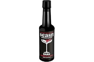 seasn DARK Cocktail Bitters | 0% ABV Bitters for Intensifying Cocktails & Mocktails | Aromatic & Spicy Bitters | Vegan & Sugar Free | 150ml