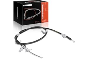 A-Premium Rear Driver Side Parking Brake Cable Assembly Compatible with Toyota and Lexus Models: Highlander 2006-2007, RX400h 2006-2008 - Replace # 4643048181