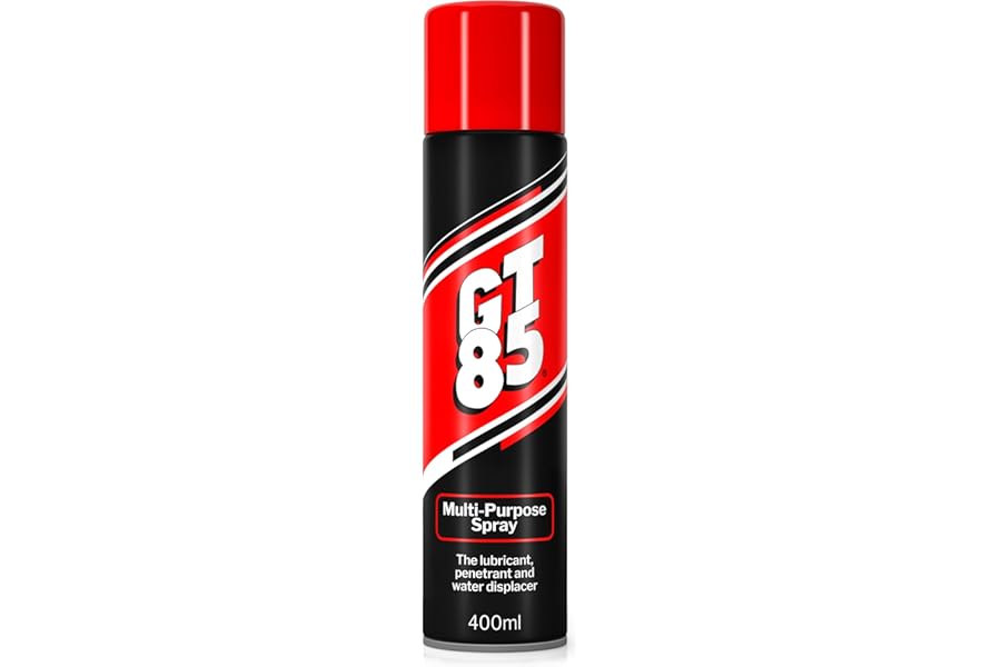 GT85 Multi-Purpose Oil Spray 400ml, Clean, Lube & Protect Metal and Composite Parts, Rust Prevention and Lubricant for Bike Accessories & Tools