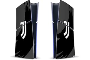 Head Case Designs Licenza Ufficiale Juventus Football Club Colpo di spazzata Arte Vinile Sticker Gaming Pelle Adesivo Compatibile con Sony Playstation 5 PS5 Slim Digital Edition Console