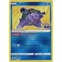Radiant Blastoise - 018/078 - Pokemon Go - Cartes Pokémon